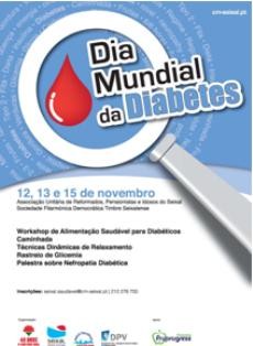 Seixal assinala Dia Mundial da Diabetes Programa inclui uma palestra sobre nefropatia diabética
