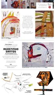 Inauguração da exposição antológica de Agostinho Santos