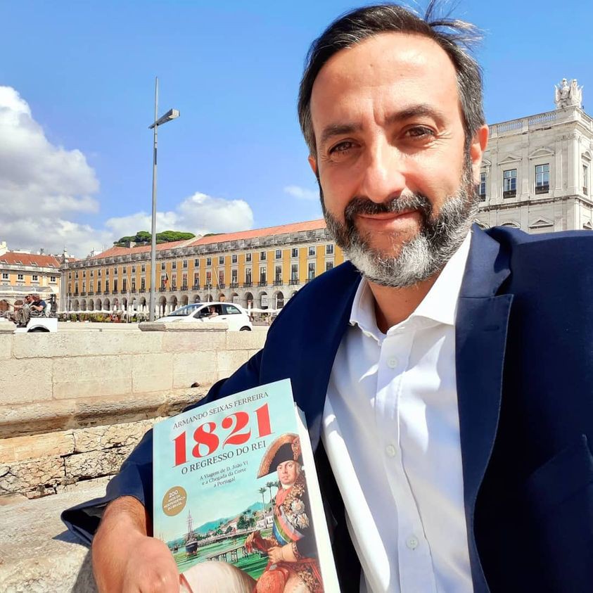 Apresentação do livro «1821 - o regresso do Rei» de Armando Seixas Ferreira Hoje no Palácio da Ajuda pelo Vice-Almirante Gouveia e Melo