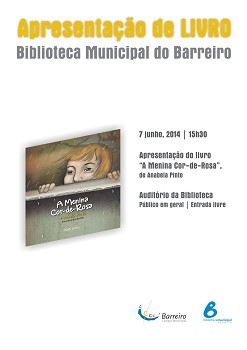 Na Biblioteca Municipal Apresentação do livro «A Menina Cor-de-Rosa»
