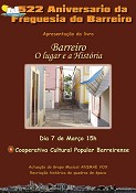 No 522º Aniversario da Freguesia Barreiro Apresentação do livro “Barreiro O lugar e a História Séculos XIV a XVIII”