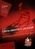 Na Biblioteca Municipal de Setúbal Apresentação do livro «Carta Aberta a Salazar do General Henrique Galvão»