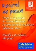 Livraria Bertrand do Fórum Barreiro Promove um recital de poesia