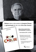 Apresentação do livro «Ano Comum» de Joaquim Pessoa na Biblioteca Muniicpal do Barreiro
