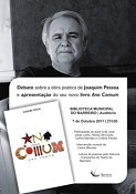Apresentação do livro «Ano Comum» de Joaquim Pessoa na Biblioteca Muniicpal do Barreiro