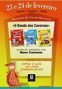 Autor e ilustrador Nuno Caravela no Barreiro Na livraria Bertrand apresenta «O Bando das cavernas»