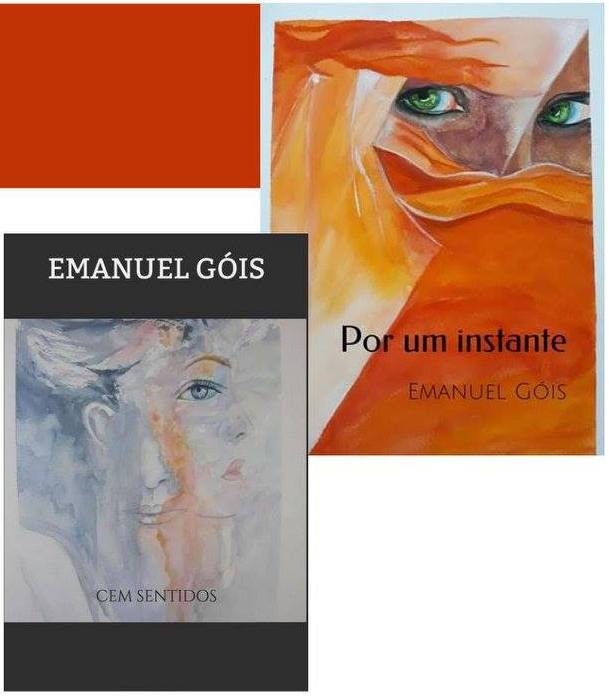 No Auditório da Biblioteca Municipal do Barreiro Lançamento dos livros «Cem sentidos» e «Por um instante» de Emanuel Góis.
