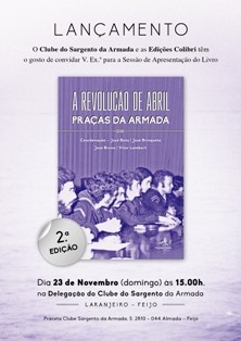 Almada - Clube do Sargento da Armada Apresentação do Livro «A REVOLUÇÃO DE ABRIL, Praças da Armada»