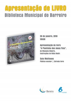 Biblioteca Municipal do Barreiro recebe Apresentação do Livro «A Plantinha dos Meus Pais»