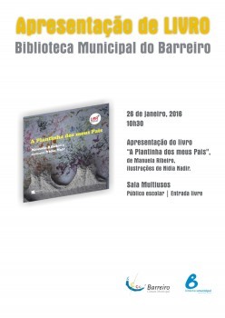 Na Biblioteca Municipal do Barreiro Apresentação do Livro «A Plantinha dos Meus Pais»