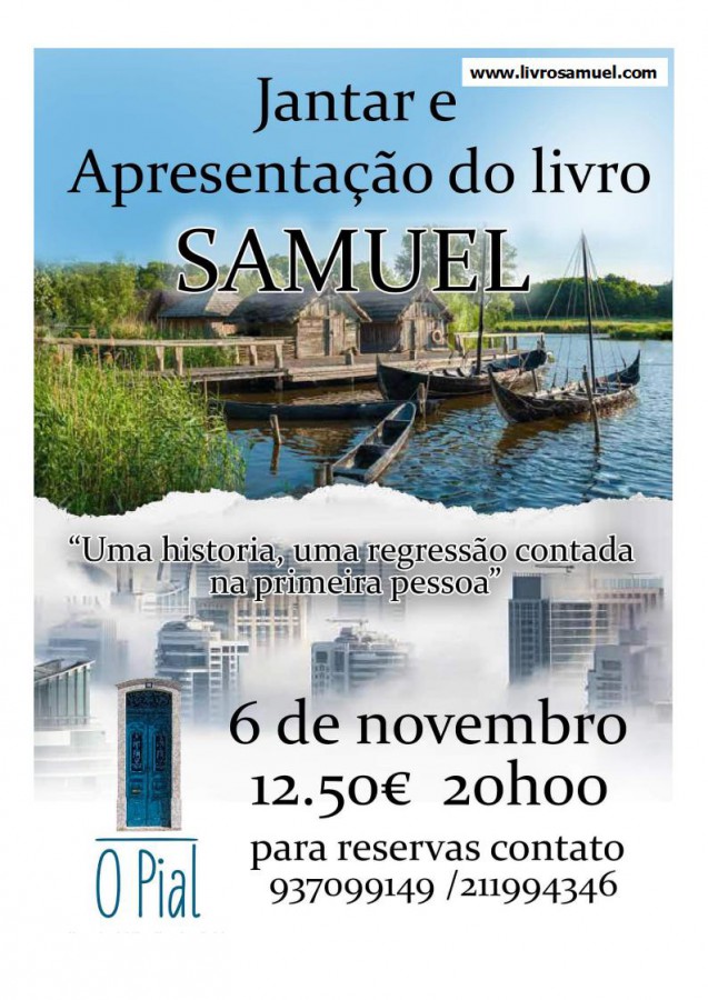 No Pial – Barreiro Jantar de apresentação do livro «Samuel»