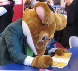 Geronimo Stilton presente no Livro em Festa no Seixal para uma sessão de autógrafos