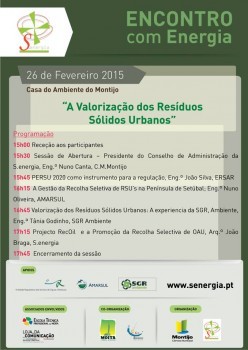 Casa do Ambiente, Montijo Encontro com Energia «A valorização dos Resíduos Sólidos Urbanos»