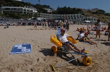 Sesimbra Uma praia sem barreiras