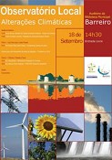 No Auditório da Biblioteca Municipal do Barreiro Apresentação do Observatório Local das Alterações Climáticas para o concelho do Barreiro
