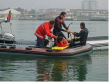 BARREIRO - Bombeiros do Sul e Sueste Realizam simulacro de salvamento fluvial