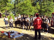 Bombeiros Voluntários do Sul e Sueste - Barreiro Participam nas actividades de encerramento do ano escutista