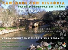 «Caminhos com História« Passeio pedestre em Chãos explicado por Arqueólogo