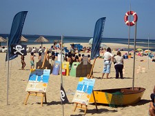 Ações de Educação Ambiental na Praia da Figueirinha em Setúbal Jogos e ateliers que abordam a conservação da natureza