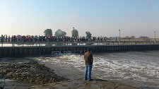 Exemplo de combate ao assoreamento no grande estuário do Tejo Inauguração do Açude da Caldeira da Moita