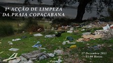 Acção de Limpeza da zona da praia da Copacabana no Barreiro