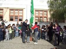 ESCOLA BÁSICA DO BARREIRO Nº 6 Hasteou Bandeira Verde