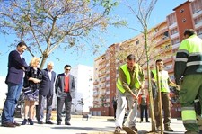 Jardim das Descobertas em Setúbal Inauguração nas comemorações do Dia Mundial da Árvore.
