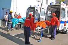 Teste às capacidades operacionais das forças de proteção e socorro de Setúbal «Mitrex 2012» envolveu 35 veículos e um hospital de campanha