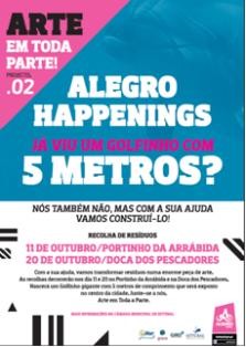 SETÚBAL - Projeto «Arte em Toda a Parte» em ação de prevenção ambiental TRANSFORMAR RESÍDUOS EM ARTE