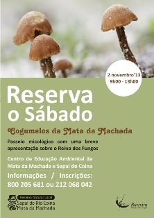 RESERVA O SÁBADO - BARREIRO «COGUMELOS DA MATA DA MACHADA»