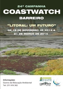 Barreiro assume coordenação regional da Campanha Coastwatch Em Portugal este projeto desenvolve-se há 23 anos