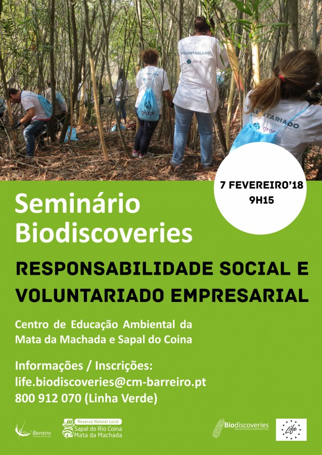 Barreiro - Seminário Biodiscoveries «Responsabilidade Social e Voluntariado Empresarial»
