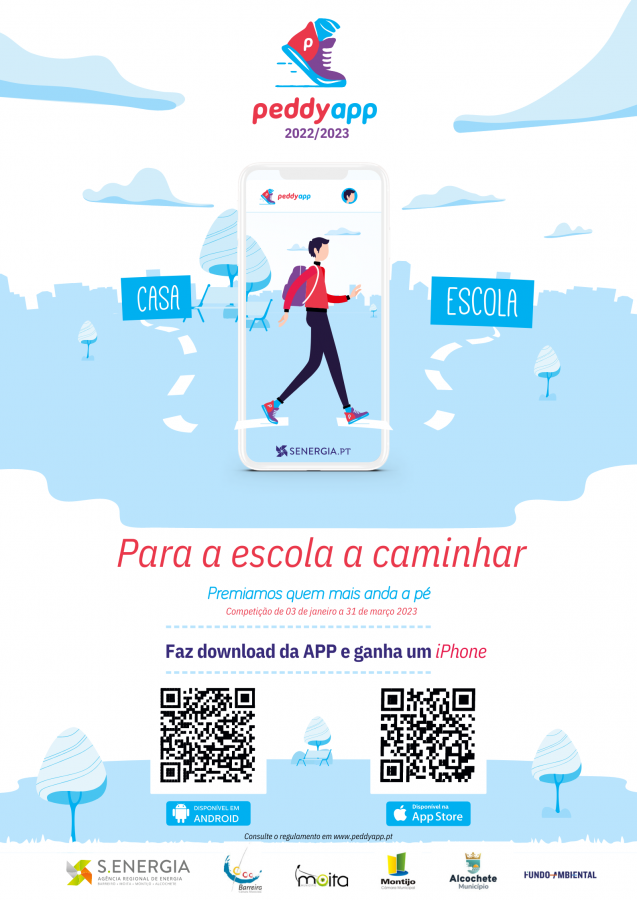 Barreiro, Moita, Montijo e Alcochete S.ENERGIA promove a 3ª edição do “PeddyApp – Para a escola a caminhar”