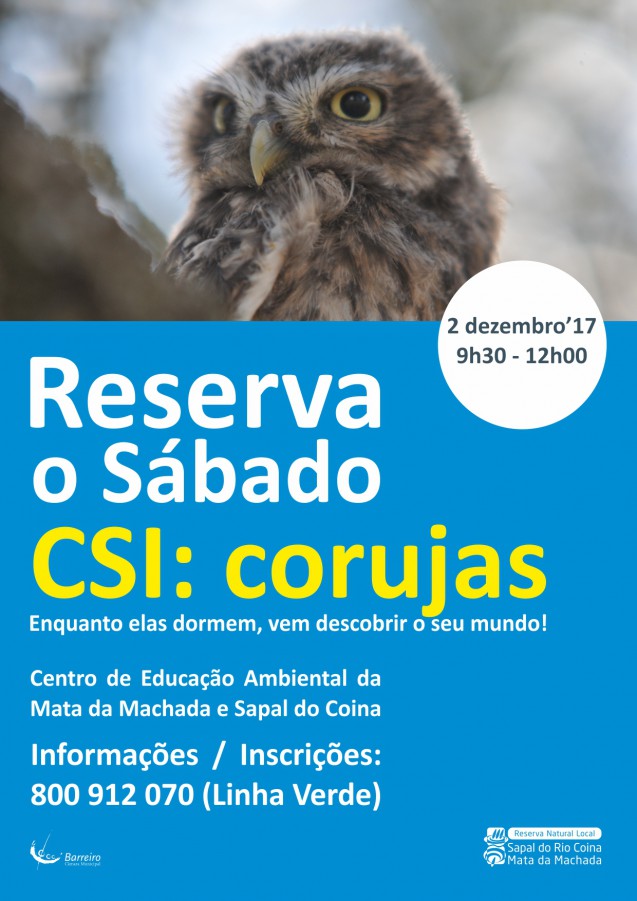 Barreiro - No próximo «Reserva o Sábado» «CSI: corujas»