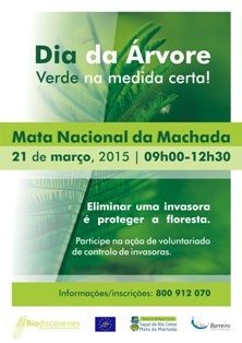 Barreiro - Dia da Árvore 2015 Ação de Voluntariado para controlo de invasoras