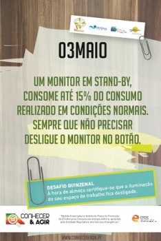 Barreiro - S.energia, AME Seixal, ENA e AREANATejo Iniciam sensibilização aos funcionários municipais no âmbito da medida Conhecer&Agir