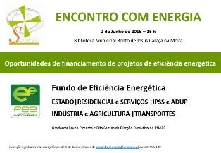 Na Biblioteca Municipal Bento Jesus Caraça na Moita Encontro com Energia «Oportunidades de financiamento de projetos de eficiência energética»