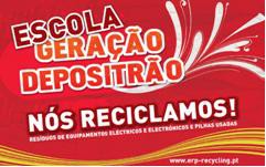 Escolas do distrito de Setúbal recolheram 4000 kg de resíduos Especial destaque para o Agrupamento de Escolas Luísa Todi