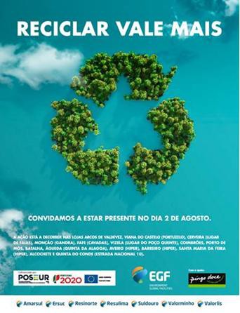 Secretário de Estado do Ambiente, Carlos Martins no Distrito de Setúbal Participa em Sesimbra na apresentação da Campanha «Reciclar Vale Mais»