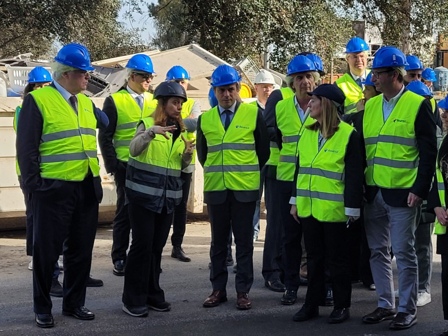 Unidade de Tratamento Biológico no Ecoparque de Palmela - Amarsul Visitada pelo Secretário de Estado do Ambiente visita