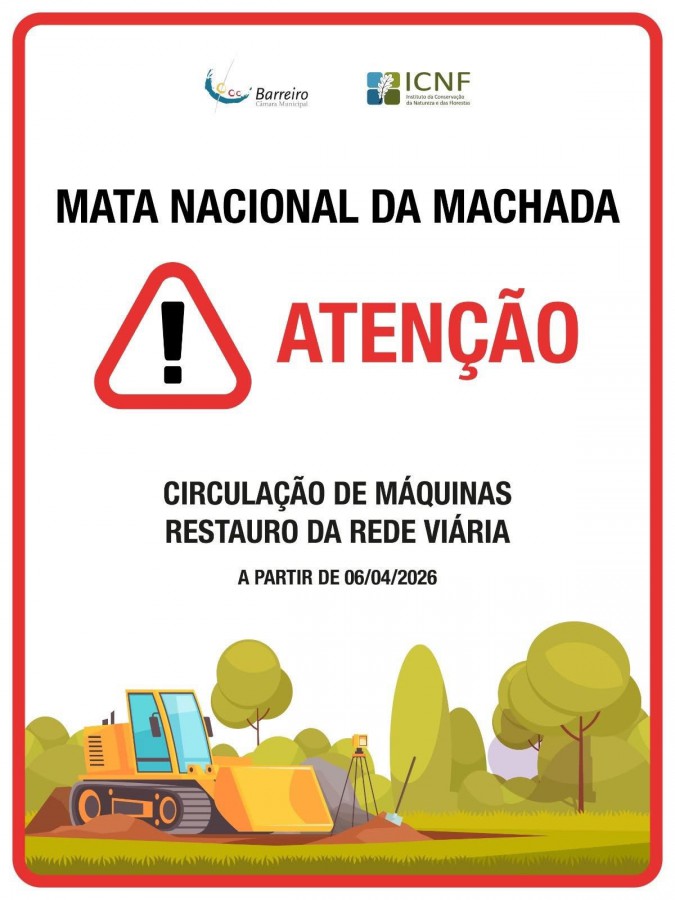 BARREIRO - Restauro da Rede Viária da Mata Nacional da Machada Proteção da mata, prevenção de riscos futuros e valorização deste espaço único