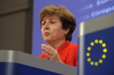 Comissária Europeia Kristalina Georgieva em visita a Portugal