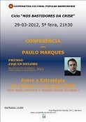 Conferência com Paulo Marques no Barreiro «ENTRE a ESTRATÉGIA de LISBOA e a EUROPA 2020 - Para onde caminha o Modelo Social Europeu?»