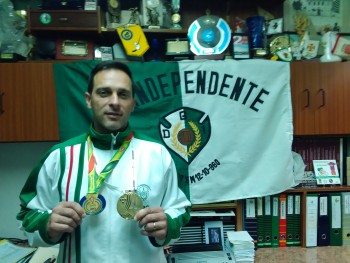 Barreiro - Francisco Pacheco, atleta amador do Grupo Desportivo «O Independente» Um campeão nacional que vive o atletismo com prazer