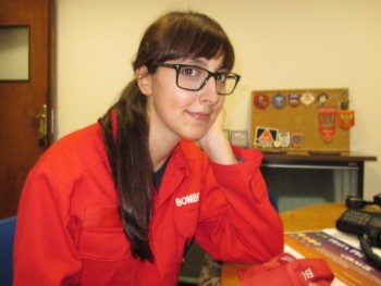 Raquel Trindade, a mais jovem bombeira do Sul e Sueste - Barreiro «Cada vez há mais idosos a precisar do apoio dos bombeiros»