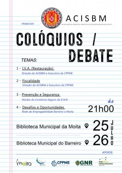 Associação de Comércio, Indústria e Serviços do Barreiro e Moita Promove Colóquio/Debate sobre IVA, Fiscalidade, Prevenção e Segurança