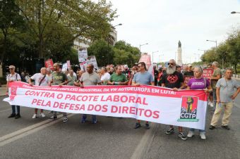 Os trabalhadores da VW Autoeuropa estão hoje em greve e a produção parou É o retrato do pacote laboral rejeitado refere a Fiequimetal