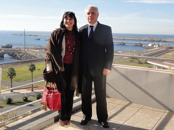 Embaixadora de Cuba em Lisboa recebida em Sines A diplomata veio conhecer as características e condições operacionais do Porto de Sines.