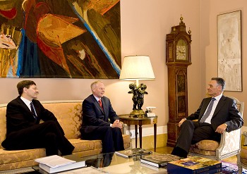 CEO do Grupo Vodafone Recebido em audiência pelo Presidente da República Portuguesa