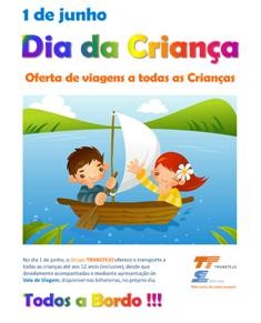 Dia Mundial da Criança 2014 Grupo TRANSTEJO oferece viagens a crianças até aos 12 anos